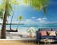 Living Room - Ocean Beach Nature Wallpaper