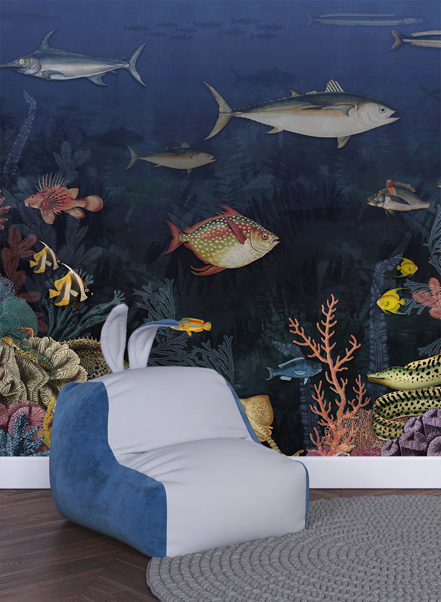 Aquarium archives mural wallpaper