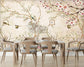 Dining Room - Chinoiserie Botanical Garden – Wall Mural Wallpaper, Custom Size