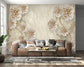 Pearl Flower Design Customized Wallpaper