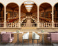 3D Big Library Mural Wallpaper For Walls