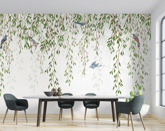 Tree And Leaves Wallpaper, Hanging Garden Wallpaper