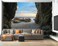 Sea and marble rock view wallpaper - view 5