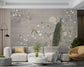 Peacock chinoiserie wallpaper - view 3