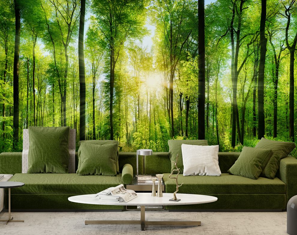 3D Natural Landscape Park and Trees Theme Wall Mural Wallpaper  Wall  murals bedroom Tree mural bedroom House design