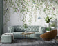 Hanging garden tree and leaves wallpaper