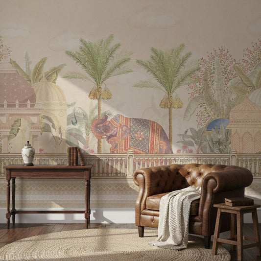 Gajaraj's Royal Eden: The Classic Indian Wallpaper