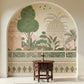 Living Room - Vintage Vedika – Classic Indian Wall Mural Wallpaper, Custom Size