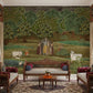 Living Room - Vrindavan Leela – Indian Pichwai Krishna Wall Mural Wallpaper, Custom Size