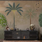 Hallway - Shahi Vriksha Vatika – Indian Pichwai Tree Wall Mural Wallpaper, Custom Size