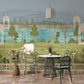 Shahi Sarovar Vatika Pichwai wall mural - view 2
