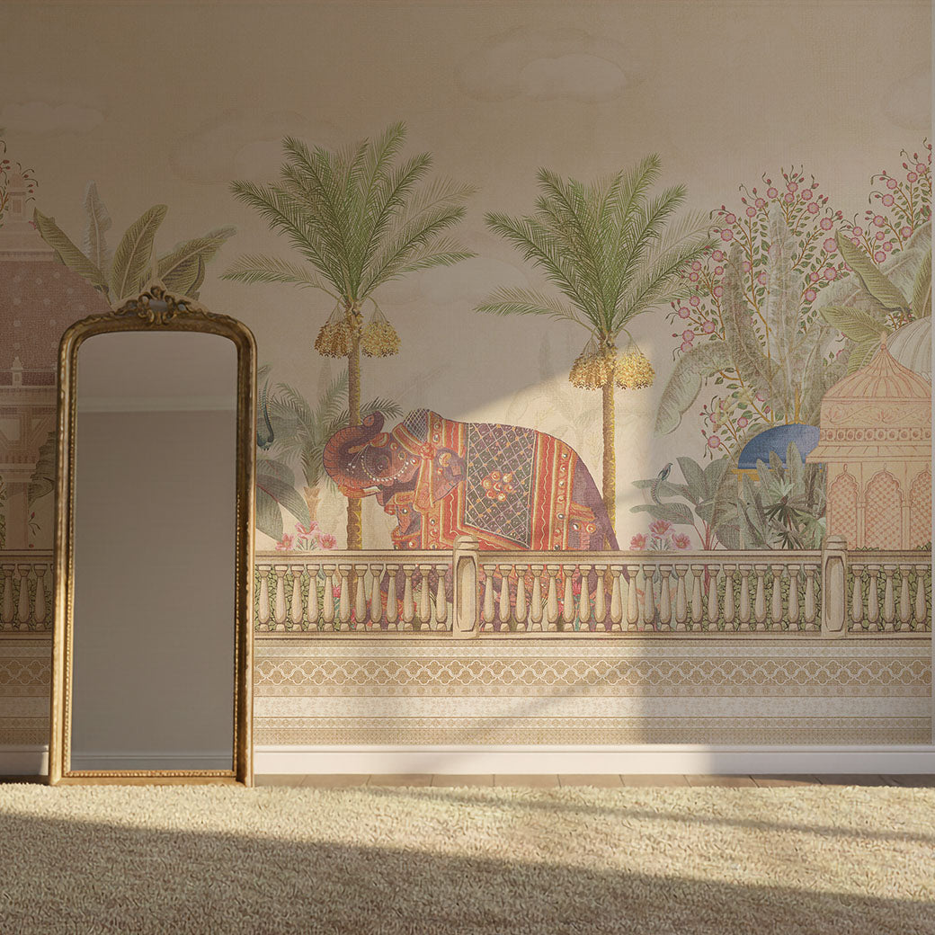 Gajaraj's Royal Eden: The Classic Indian Wallpaper