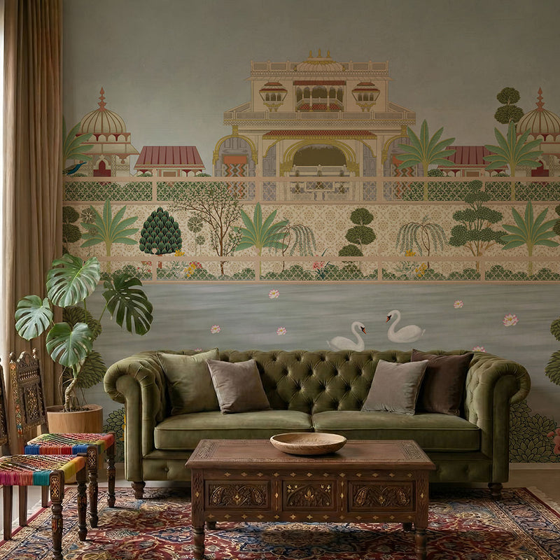 Sarovar classic Indian wall mural