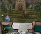 Hallway - Palace Gate Garden – Indian Miniature Art Wall Mural Wallpaper, Custom Size