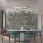 Dining Room - Raj Mahal Serenity – Indian Palace Wall Mural Wallpaper, Custom Size