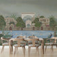 Dining Room - The Royal Sarovar – Indian Heritage Wall Mural Wallpaper, Custom Size