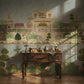 Pooja Room - Sarovar Classic – Indian Mughal Garden Wall Mural Wallpaper, Custom Size
