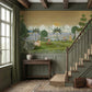 Hallway - Haveli Layers – Vintage Indian Haveli Wallpaper, Custom Size