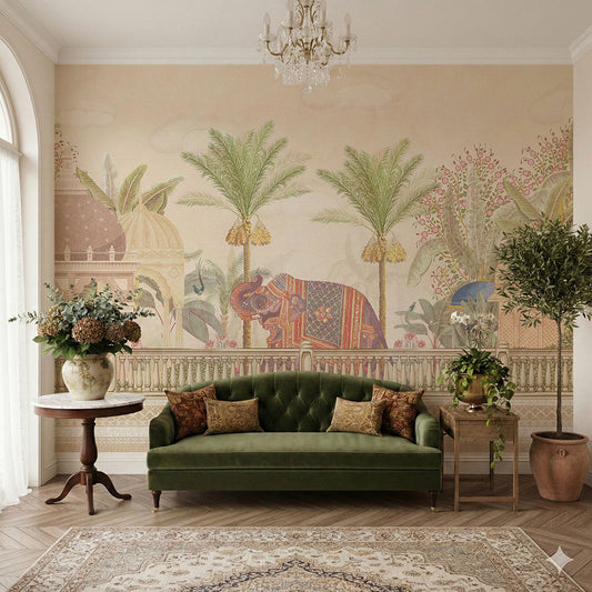 Gajaraj's Royal Eden: The Classic Indian Wallpaper