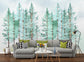 Watercolour pine tree wallpaper - view 4