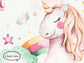 Unicorn kids room wallpaper - view 7