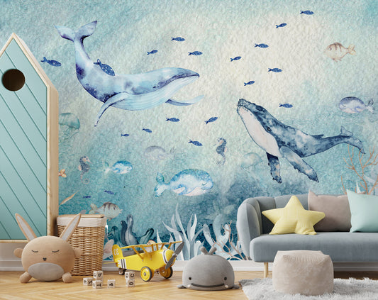 Underwater life wallpaper, Fishes and marine life wallpaper