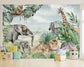 Jungle Safari Wallpaper For Walls, Jungle Animal Wallpaper, Forest Animal Wallpaper For Living Room