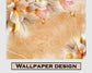 Beige love fantasy floral wallpaper - view 4
