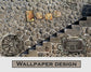 Stone wall love label cafe wallpaper - view 6
