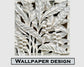 Stone art banana tree 3D wallpaper - view 8