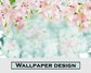 Lily pink floral 3D wallpaper - view 5