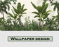 Banana leaf tropical botanical wallpaper - view 7