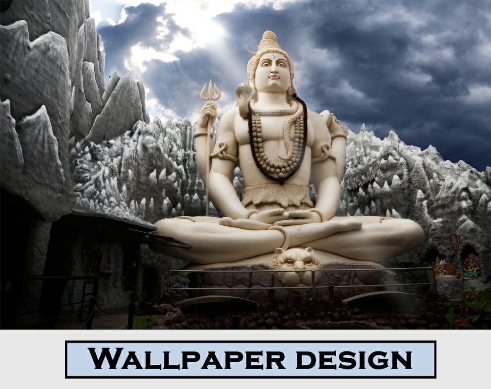 Goddess Shiva 3D Mural Wallpaper For Wall