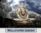 Lord Shiva 3D Mural Wallpaper For Wall