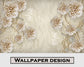 Pearl Flower Design Customized Wallpaper