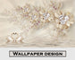 Diamond Flowers And Swan Jewelry Wallpaper