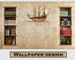 World map wallpaper for office wall - view 6
