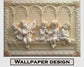 Marble angels with wings 3D wall mural - view 6