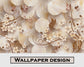 3D floral texture and butterfly wallpaper - view 4