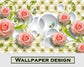 3D soft pack relief flowers wallpaper - view 4