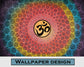 Spiritual Om symbol wallpaper - view 5