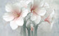 3D stereo relief flower wallpaper - view 5