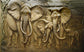 3D elephant family wall mural - view 4