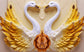 Luxury 3D swan bird wall mural - view 4