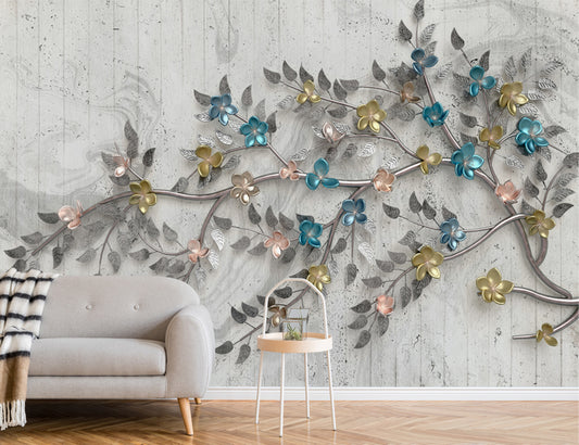 3D Effect Branches Wallpaper