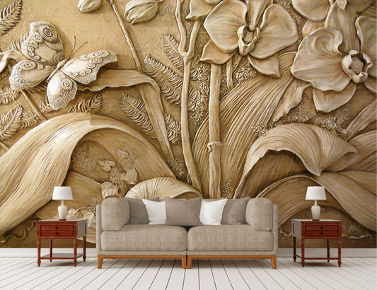 Orchid Flower 3d Wallpaper