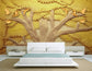 Wood carving wall art 3D wallpaper - view 4