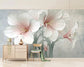3D stereo relief flower wallpaper