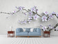 3D tree branch wall mural - view 3