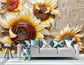 3d Wall Mural Sunflower Wallpaper